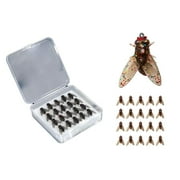 PESSLOK Generic 20pcs Bionic Fly Fishing Bait, 2024 New Bionic Fly Fishing Lure, Premium Fly Fishing Lures Kit Fishing Fly for Saltwater & Freshwater, Great Tool for Fishing Enthusiasts.(8mm/12mm/15m